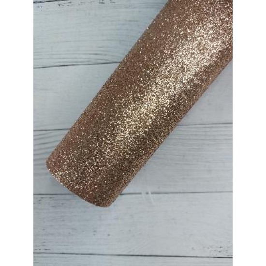 Глиттерный фоамиран 2 мм 20*30 см цв. светло-коричневый, цена за лист